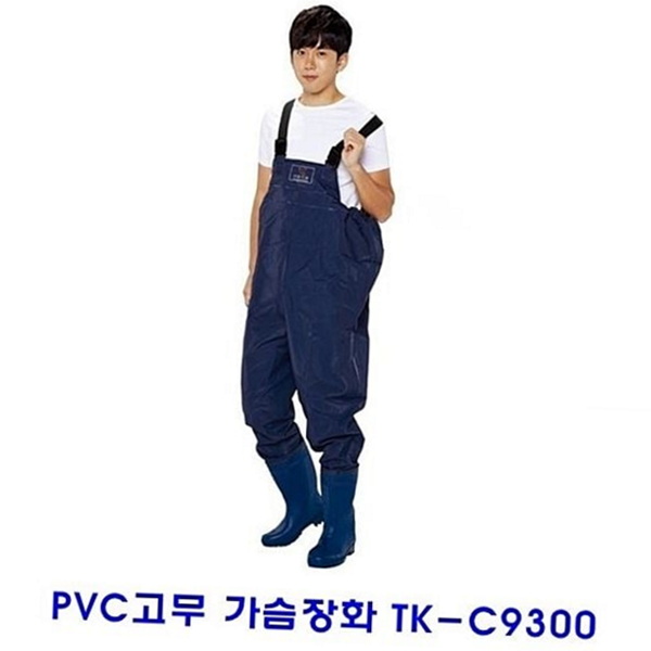수산용 고무 가슴 장화 농업용 pvc 가슴 장화 방수 - 상품 이미지