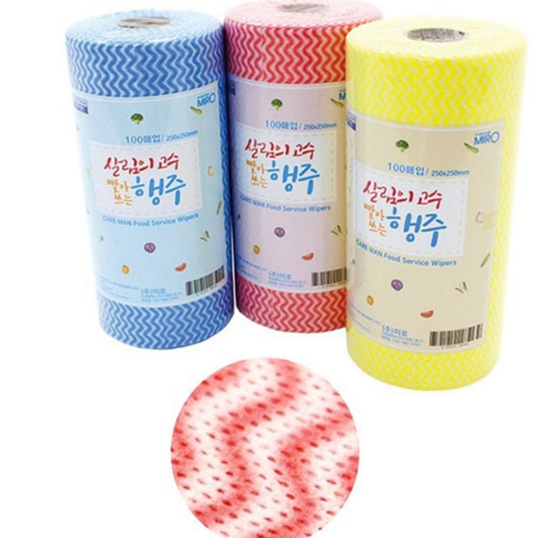프리미엄 롤 행주 카페행주 다회용 행주 주방용 청소용 업소용 일회용 - 상품 이미지