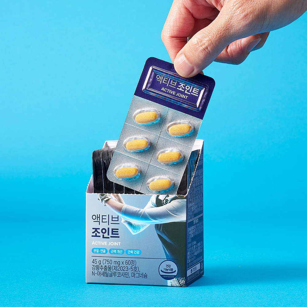 뉴케어 스포식스 액티브 조인트 ·근력 관절 연골 근육 올인원 케어 60정, 1개 - 상세 이미지 4