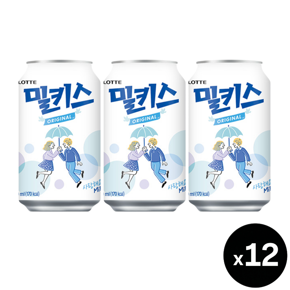 롯데 밀키스 340ml, 12개 - 상품 이미지