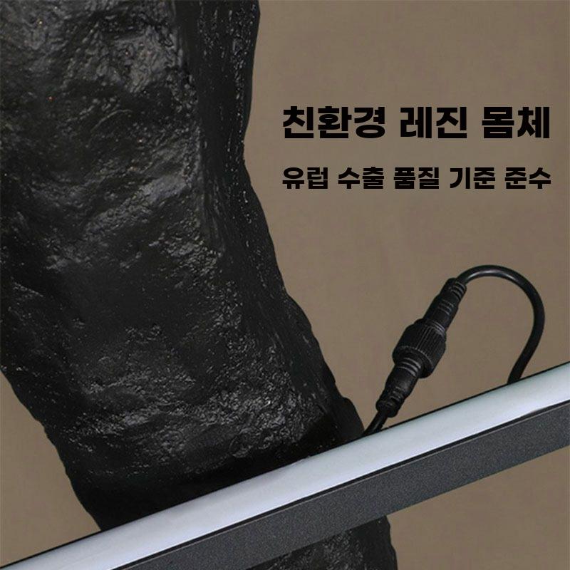 조각상조명 호텔 무드등 아트 조명 스탠드 장식품 사람모양 원형 소형 1.53 m - 상세 이미지 2