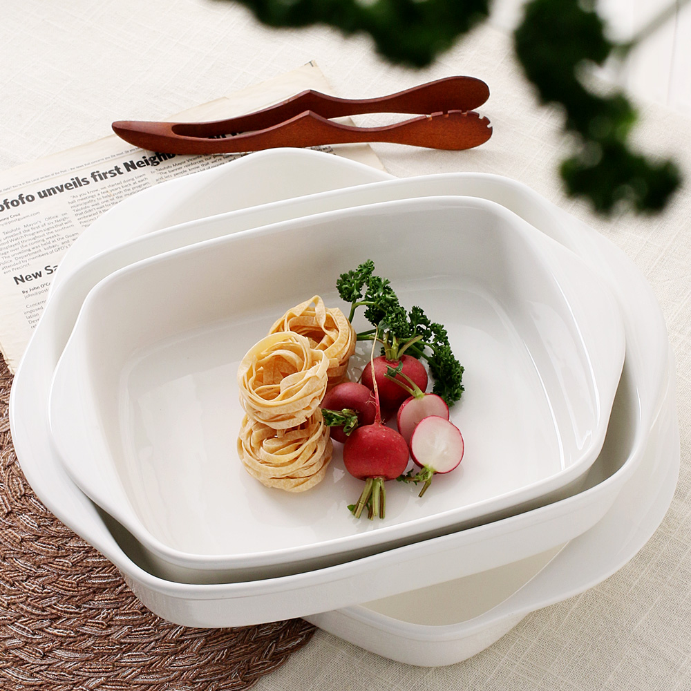 실용적인 오븐 그릇 오븐용 라자냐 샐러드 대형 큰 뷔페 그릇 27.2cm, 토룬 - 상세 이미지 4