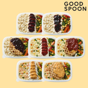 굿스푼 [단백질 식단] 닭가슴살 볶음밥 불닭 외 27종 도시락 운동 헬스... 맛있게 먹은 솔직 후기 - 상품 이미지 4