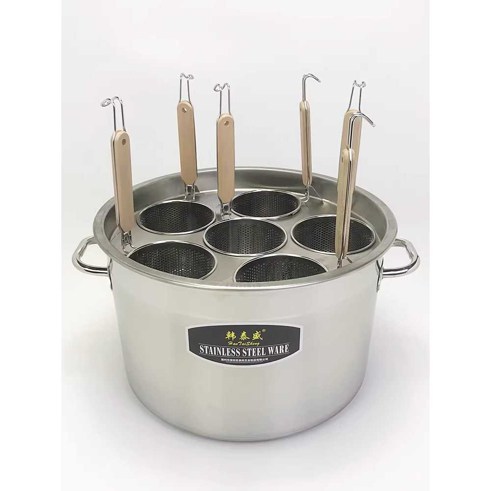 업소용 해면기 쌀국수 비빔면 만두 완탕 끓이는 냄비 A - 상세 이미지 3