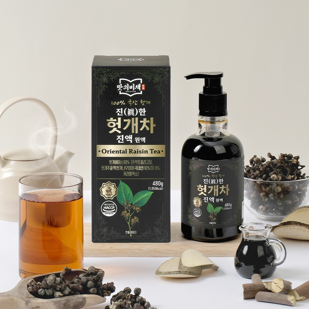 맛의비책 진한 국산 헛개차 진액 원액 480g, 4개 - 상세 이미지 2
