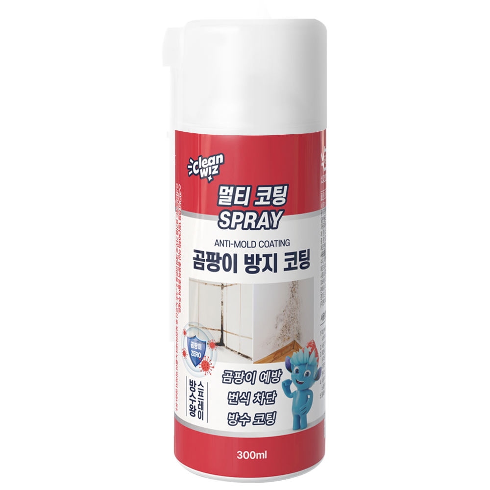 크린위즈 멀티 곰팡이 방지 제거제 스프레이 코팅제 300ml 투명 백색 - 상세 이미지 5