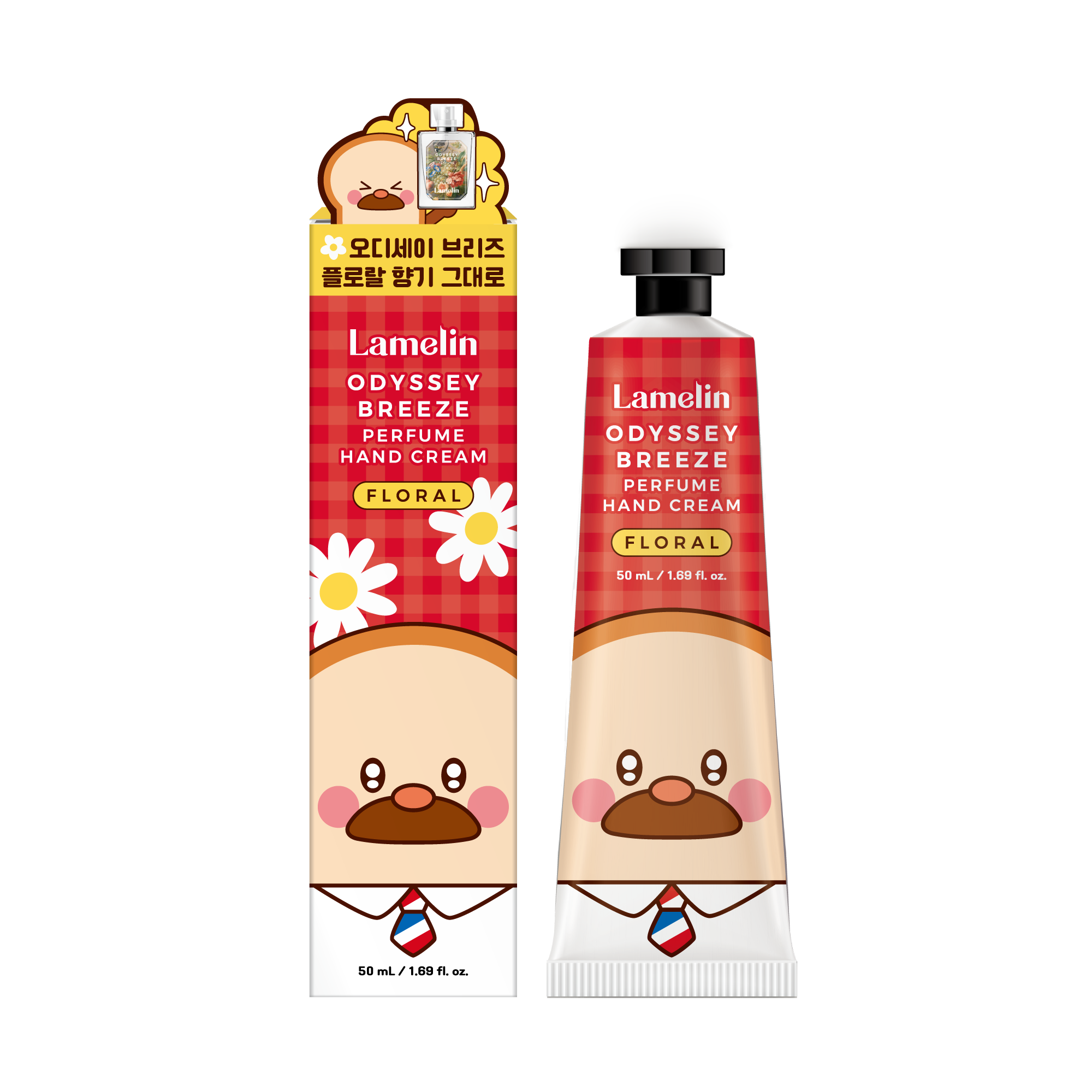 라멜린 오디세이 브리즈  플로랄 퍼퓸 핸드크림(브레드이발소) 50ml - 상품 이미지