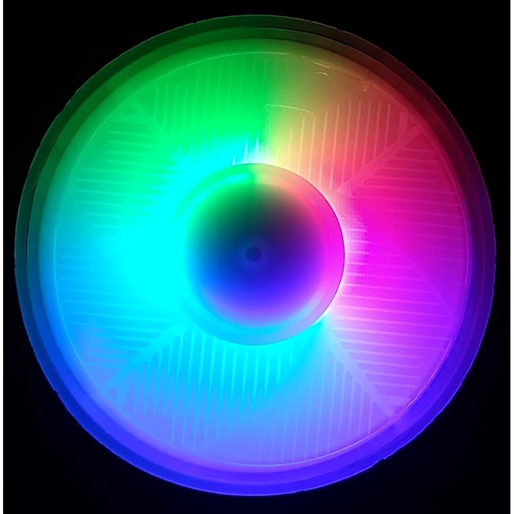 TRONWIRE TW-25 95W RGB LED CPU 쿨러 알루미늄 방열판 4핀 PWM 92mm 팬 사전 적용 열 페이스트 AMD 소켓 AM5 AM4 데스크탑 PC 컴퓨터용 - 상세 이미지 2