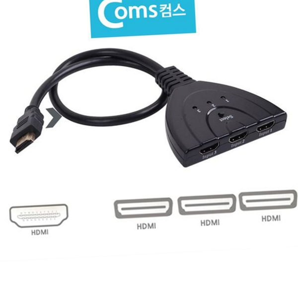 고해상도 hdmi 분배기 스위치 hdmi 자동 선택기 멀티 포트 - 상품 이미지
