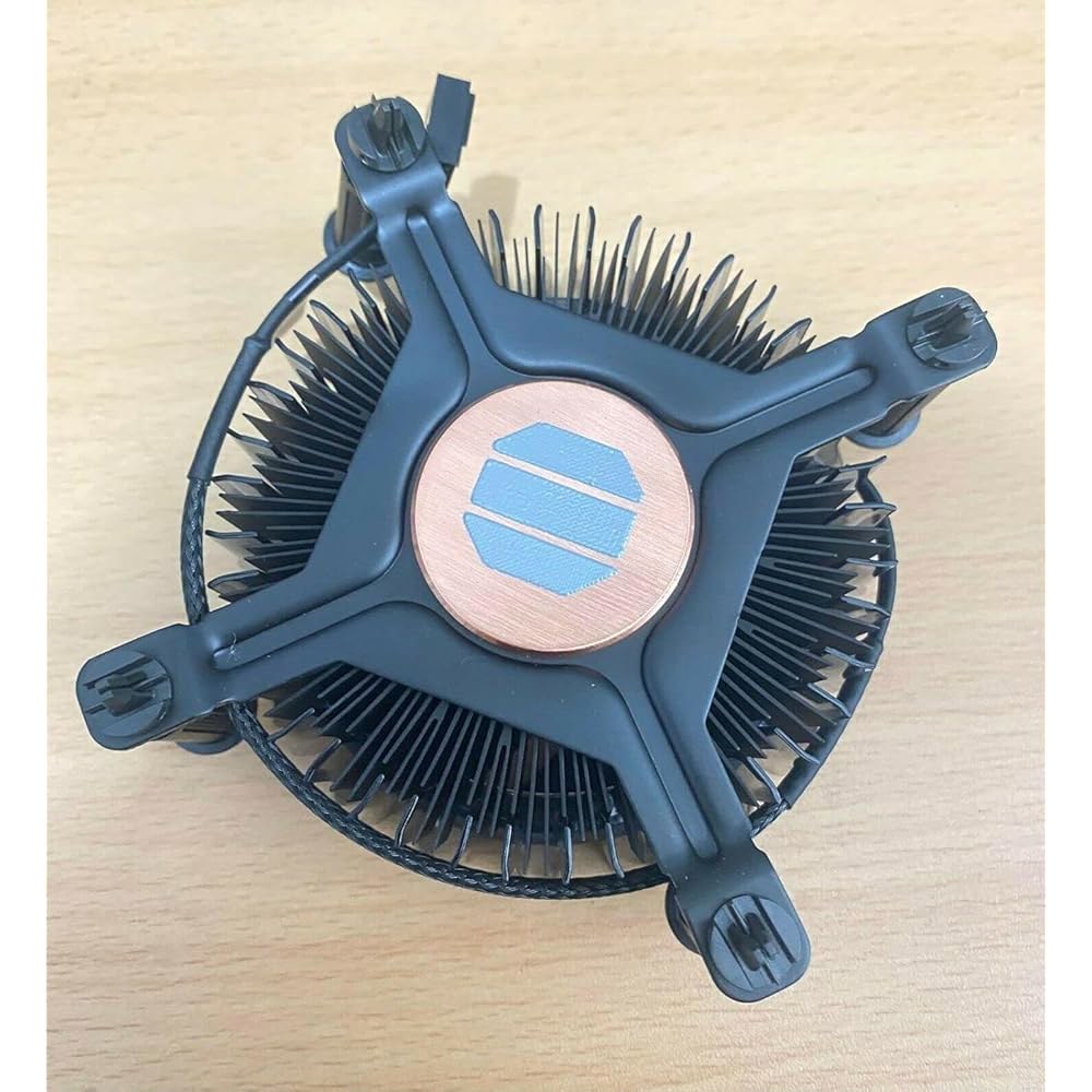 LGA1700 12세대 알더 레이크 CPU(최대 65W) i5-12400 쿨러용 인텔 i5 12400 쿨러 알루미늄 히트싱크 팬과 호환되는 CPU 구리 코어 베이스 교체품 - 상세 이미지 2