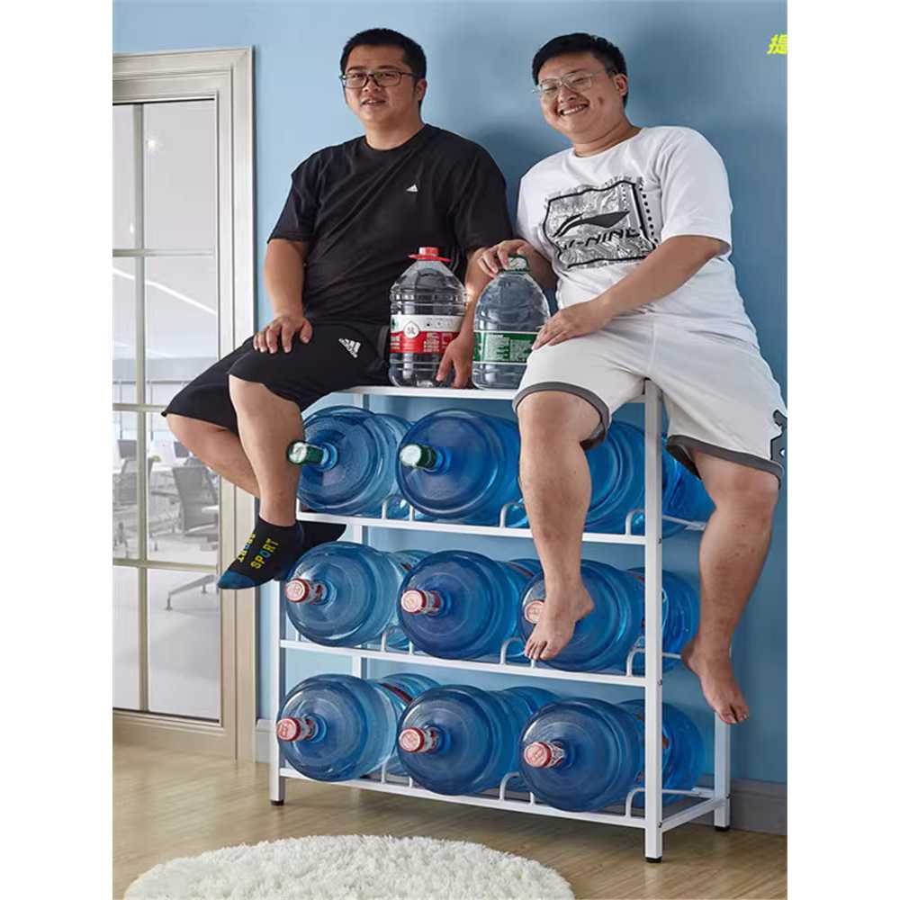 생수통 거치대 보관대 사무실 탕비실 다중 배럴 수납대 4단 - 상세 이미지 3
