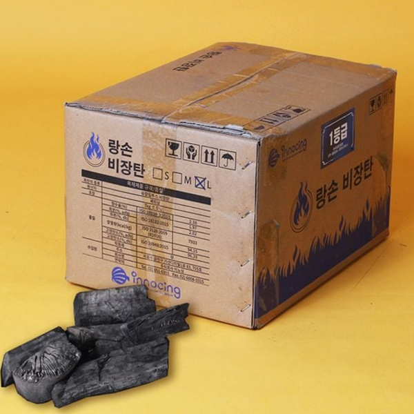 참나무 비장탄 숯 바베큐 캠핑용 숯 대용량 업소용