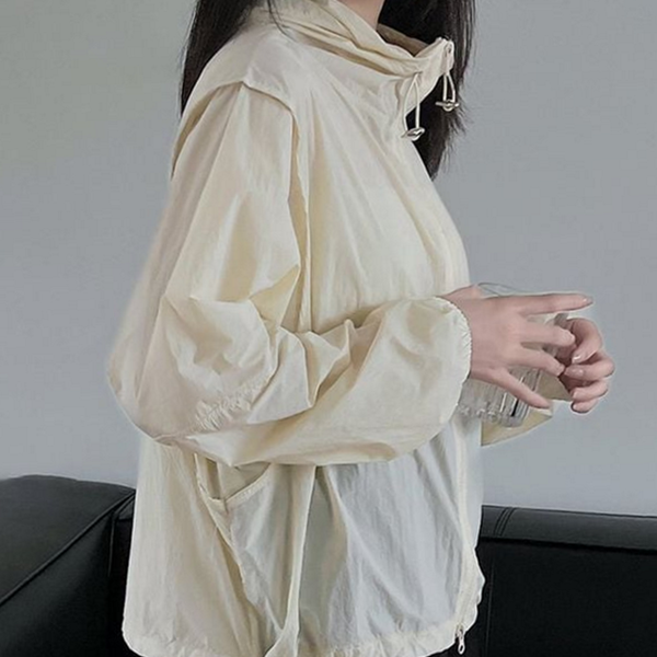기능성 여성 바람막이 스포츠 경량 바람막이 아웃도어 간절기 - 상품 이미지