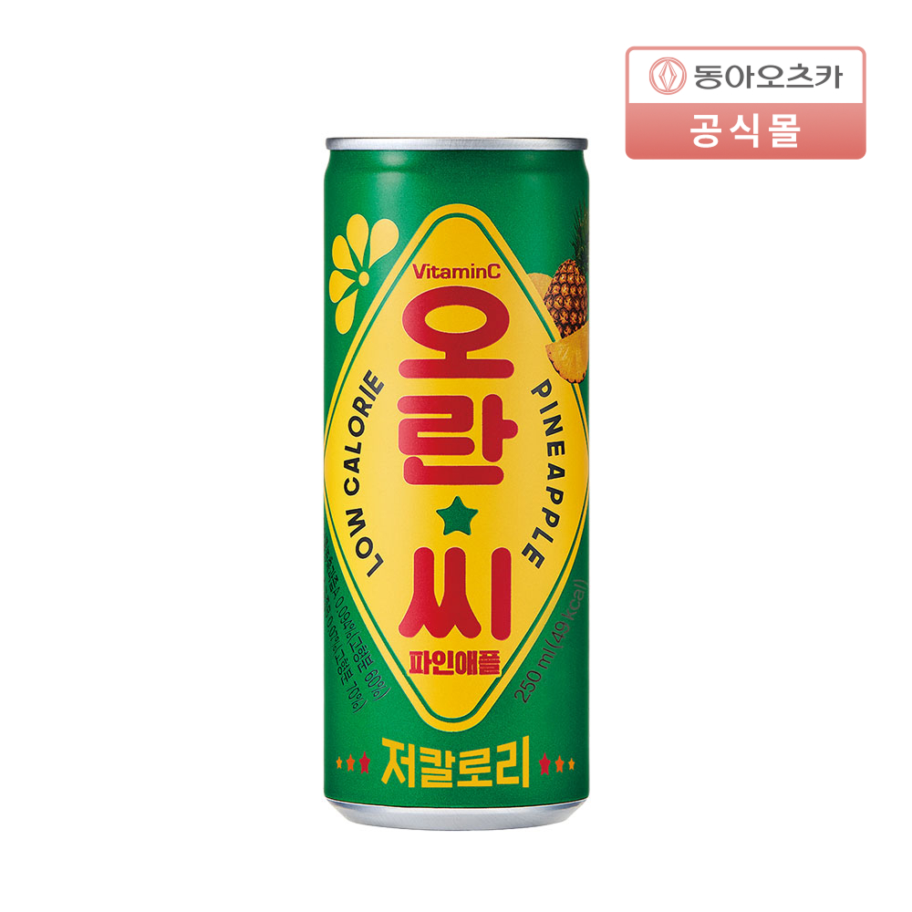 오란씨 파인애플, 250ml, 30개 - 상품 이미지