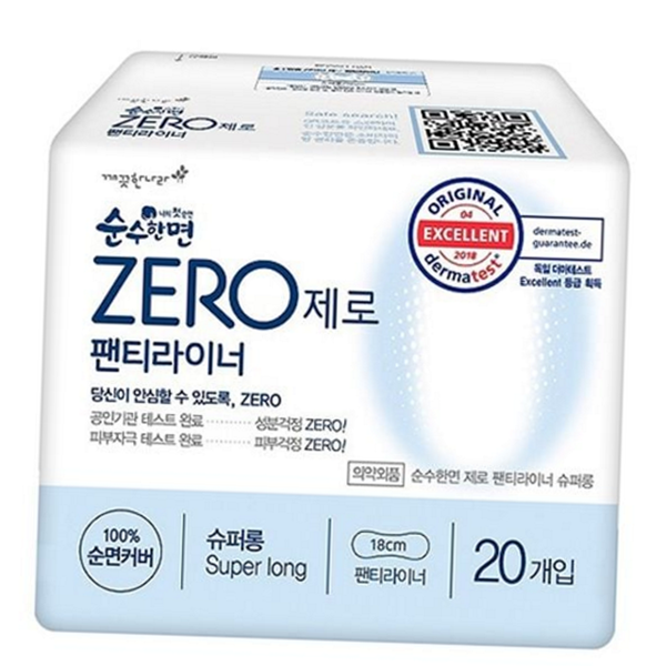 데일리 순면 팬티 라이너 무향 여성 팬티 라이너 개별포장 흡수력 - 상품 이미지