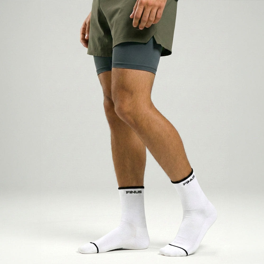 [무료배송] 피너스 쿠션 스포츠 러닝양말 5족 7족 묶음세트 남자 두꺼운 중목 양말 - 상세 이미지 4