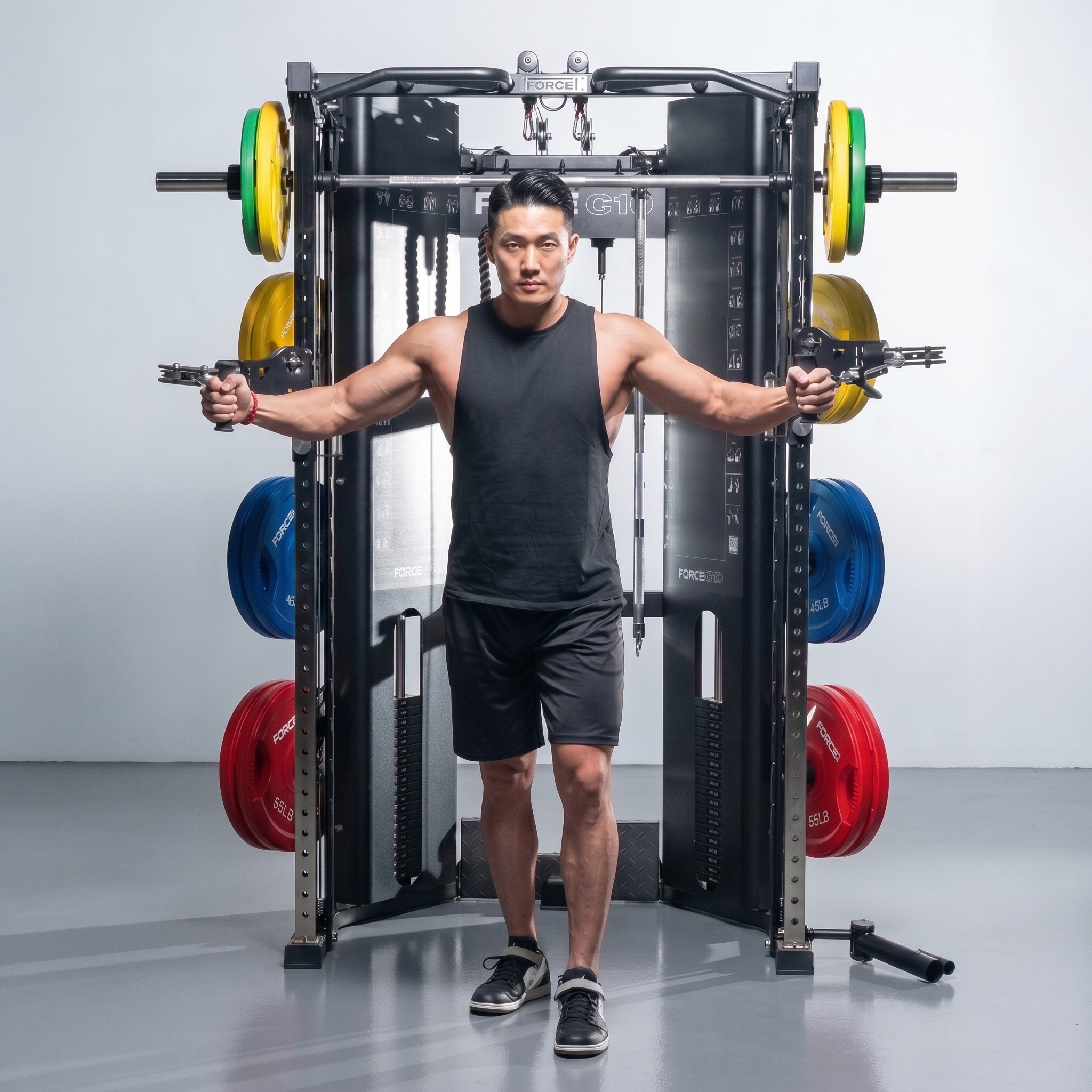 [Force 페스티벌] Force USA C-10 올인원 트레이너 멀티 케이블머신 듀얼풀리 하프랙 스미스머신 - 상세 이미지 3