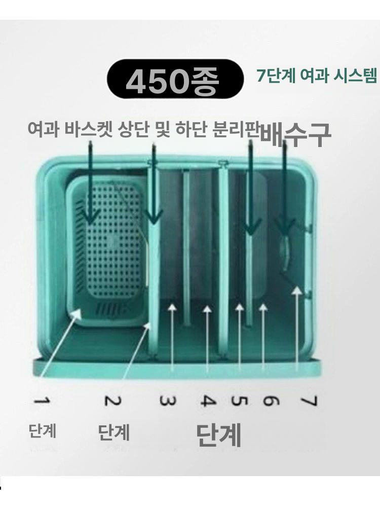 유수 분리기 오수통 그랩 사각 물탱크 받이 집수정 말통 우물 소형 업소 필터 처리 장치 - 상세 이미지 3