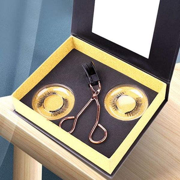 풍성한 자석 속눈썹 내추럴 속눈썹 연장 재사용 데일리 키트 부분 - 상품 이미지