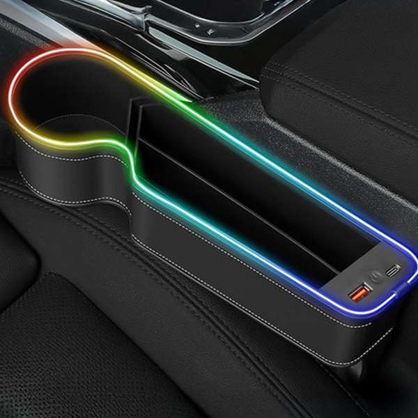 멀티 차량용 틈새 수납함 사이드 차량용 led 수납함 보관함 - 상품 이미지