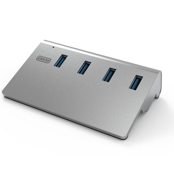 스탠드형 usb 허브 알루미늄 유전원 허브 데스크탑 노트북