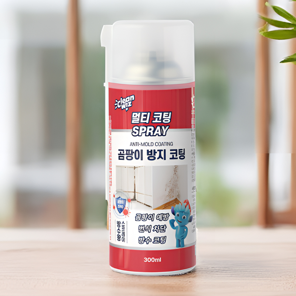 크린위즈 멀티 곰팡이 방지 제거제 스프레이 코팅제 300ml 투명 백색 - 상품 이미지