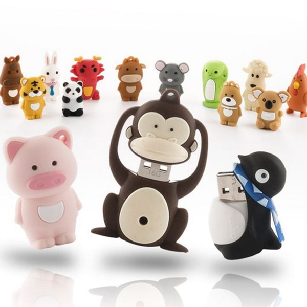 귀여운 동물 usb 메모리 드라이브 32기가 학생용 백업 - 상품 이미지