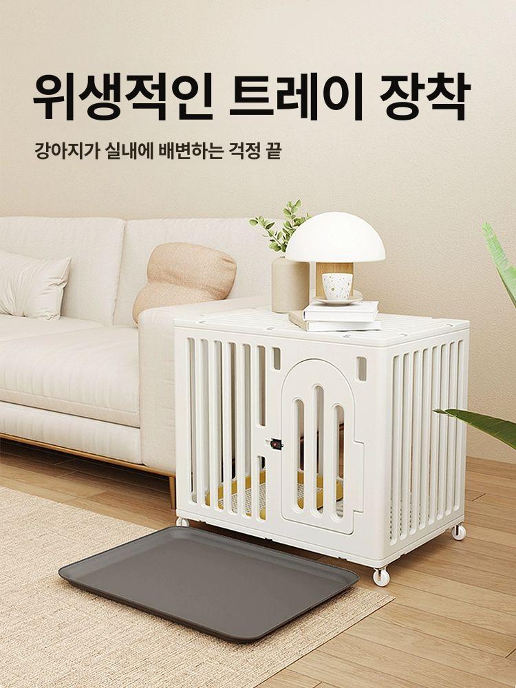 강아지 케이지 도어형 켄넬 하우스 바퀴달린 블루 반려견이동가방 투스백 반려동물 - 상세 이미지 5