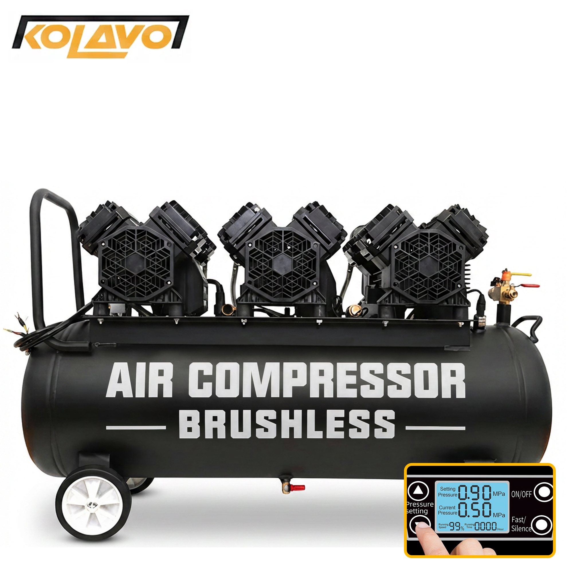콜라보 콤프레샤 DC993 브러쉬리스 4500W 저소음 70L - 상품 이미지