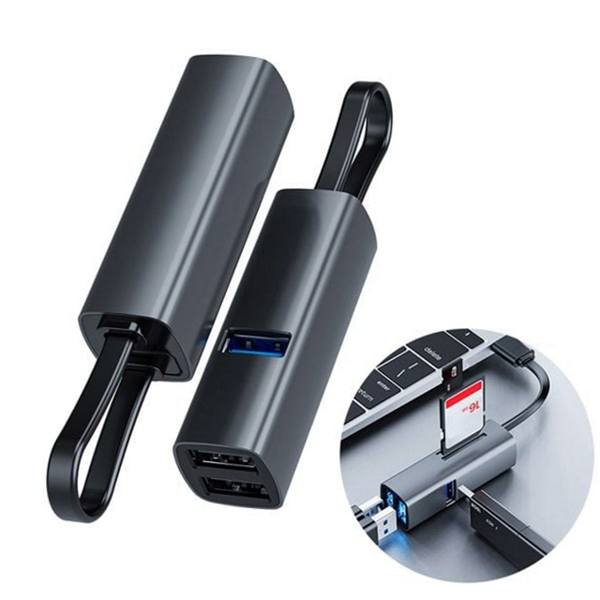 멀티포트 usb 허브 휴대용 usbc 타입 허브 노트북 - 상품 이미지