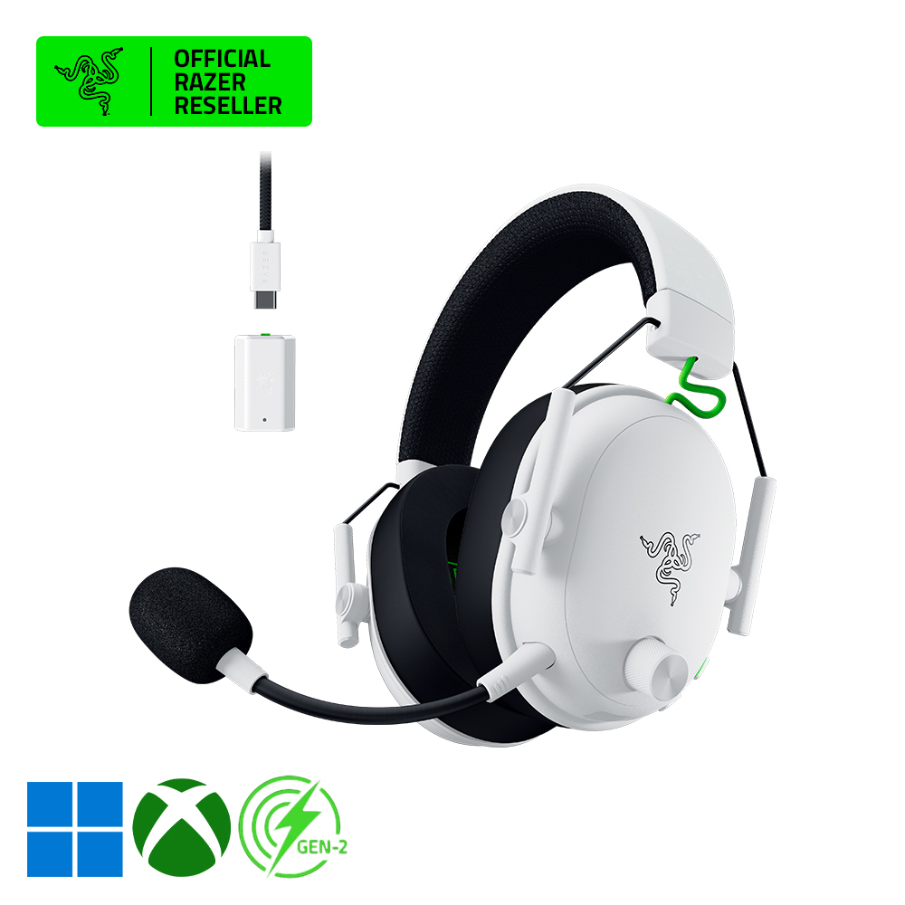 레이저코리아 블랙샤크 V3 for XBOX XBOX/PC겸용 무선 게이밍 헤드셋 화이트 - 상품 이미지