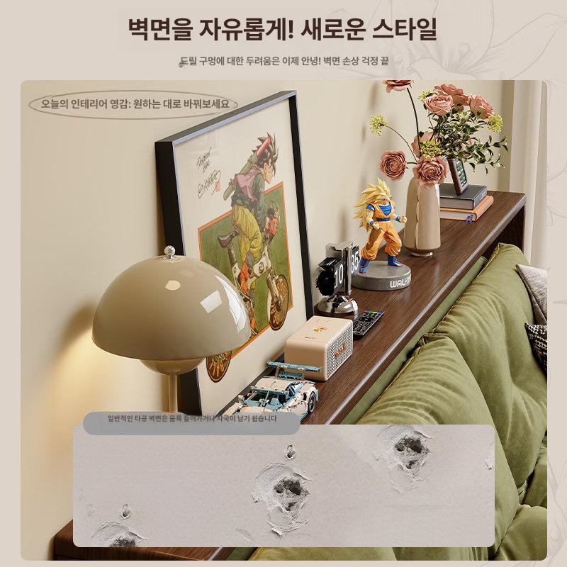 쇼파 뒤 틈새선반 책장 수납 쇼파뒤선반 소파 테이블 창가 틈새 긴 거실 원목 슬림 - 상세 이미지 2