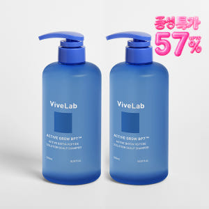 바이브랩 액티브 비오틴 펩타이드 쿨링 파랑 탈모샴푸 550ml, 2개 솔직 후기 | 피부 타입별 분석 - 상품 이미지 1