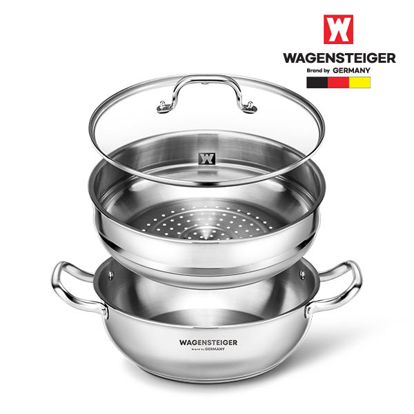 바겐슈타이거 인덕션 멀티 2단 찜기 찜냄비 해물찜 32cm - 상품 이미지