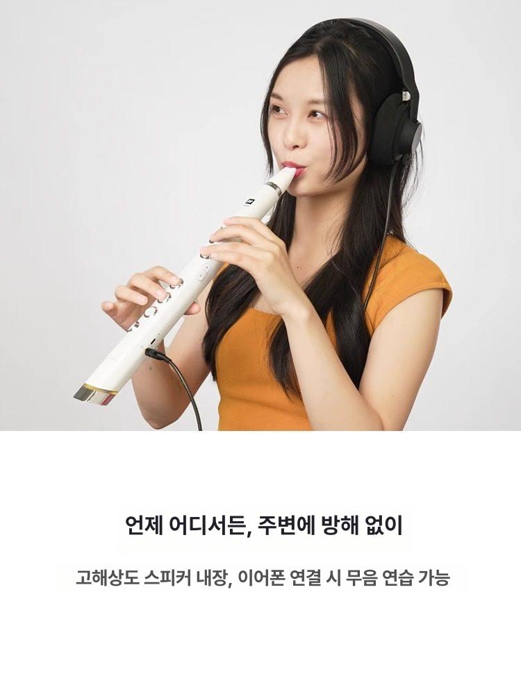 소형 에어로폰 클라리넷 미니 골드 입문용 전자 블로우파이프 클라리미니 목관 악기 알토 - 상품 이미지