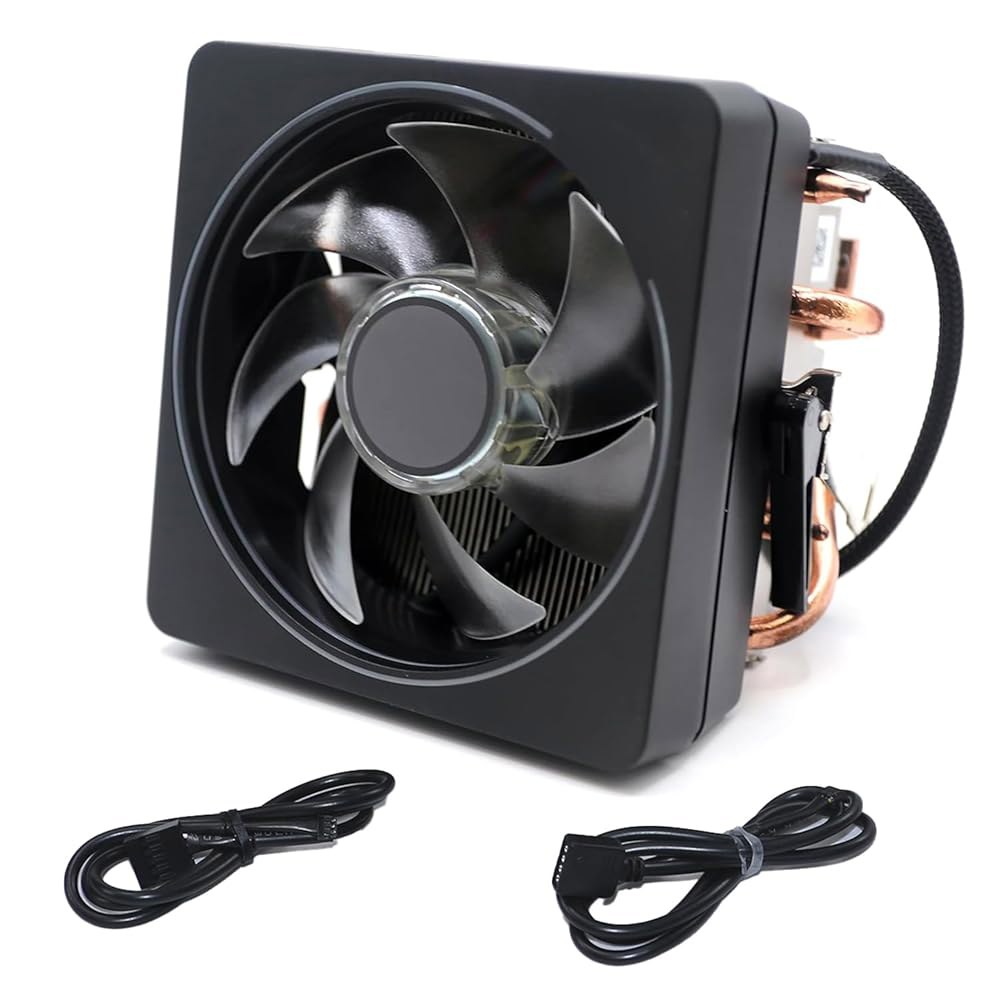 Ryzen 7 CPU 쿨러 레이스 프리즘 RGB LED 조명 방열판 구리 코어 베이스 팬 사전 적용 열 페이스트 AMD 소켓 AM5 AM4 AM3, Ryzen7 8700X 9700 - 상세 이미지 2