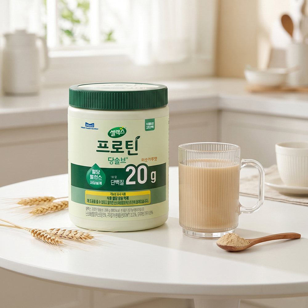 셀렉스 프로틴 당솔브 저당 식물성 단백질 미숫가루맛 266g 1통 (7일분) [도착보장] 이미지 4