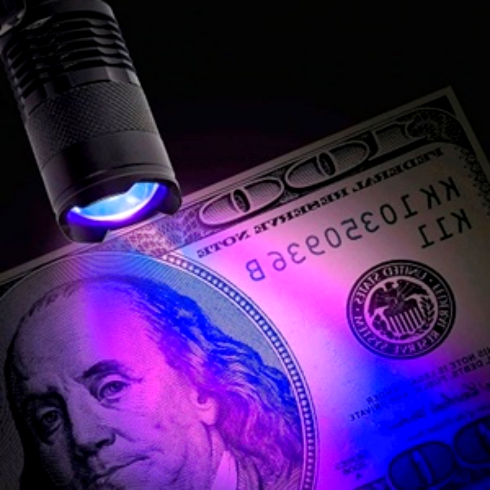 IPX4레진경화UV손전등 논슬립패턴레진램프 젤네일용위조지폐확인네일램프 51LED - 상품 이미지