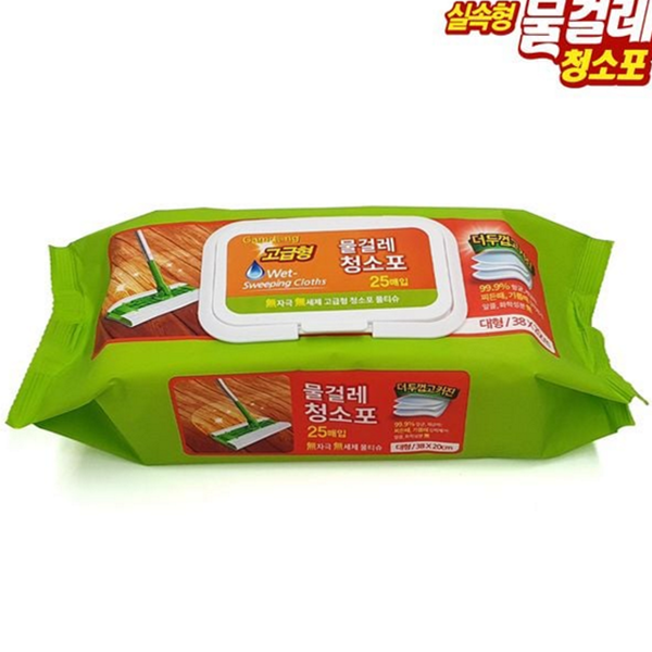 일회용 물걸레 청소포 캡형 대형 청소포 다용도 사무실 - 상품 이미지
