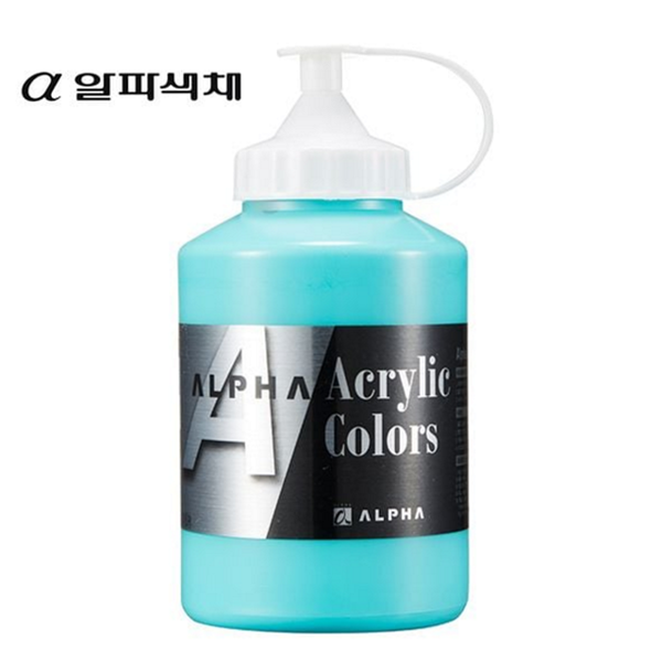 수성 아크릴 물감 바디 미디엄 물감 500ml 대용량 미술용 광택 - 상품 이미지