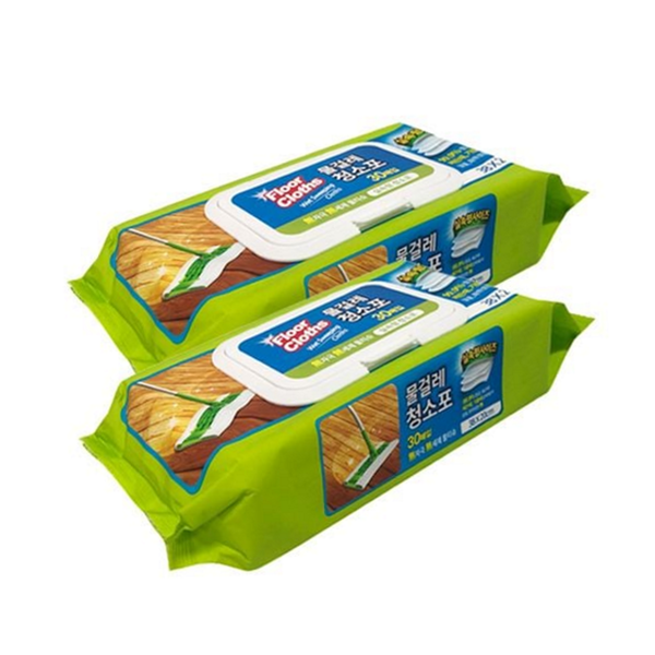 실속형 물걸레 청소포 깨끗한 대형 청소포 일회용 다목적 가정용 청소 - 상품 이미지