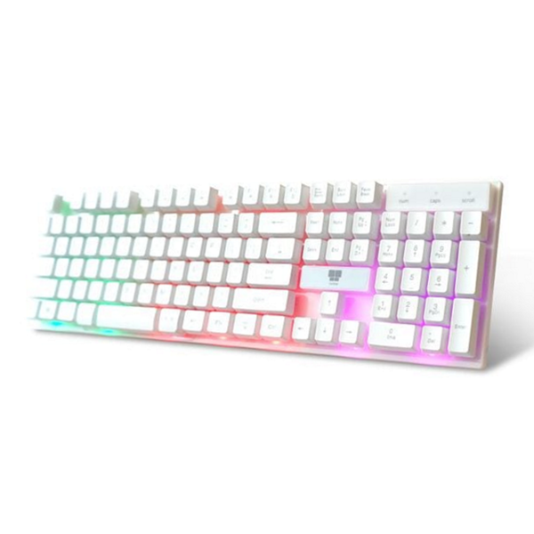 레인보우 led 유선 키보드 멤브레인 rgb 백 라이트 키보드 게이밍 - 상품 이미지
