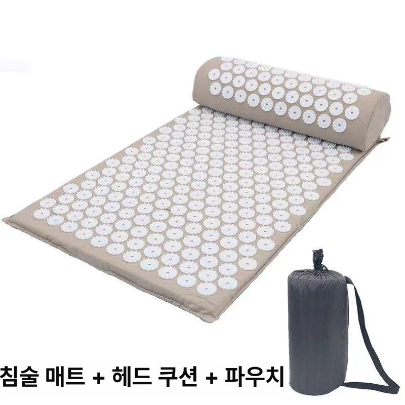 만트라매트 지압매트 요가 힐링 명상 발바닥지압 블루헤드 세탁 퍼플 피로 보라색 가방 - 상세 이미지 3