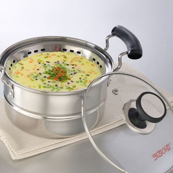 작은 스텐 찜 냄비 멀티 스테인리스 찜기 - 상품 이미지