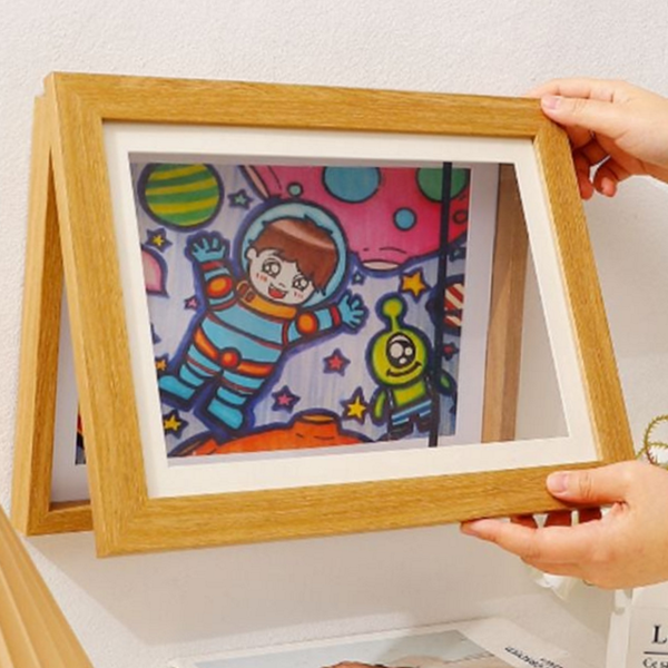 인테리어 그림 보관 액자 갤러리 벽걸이 그림 액자 아이 작품 - 상품 이미지