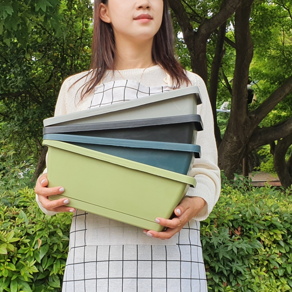 플라스틱 직사각형화분 빈화분 소형 - 상품 이미지