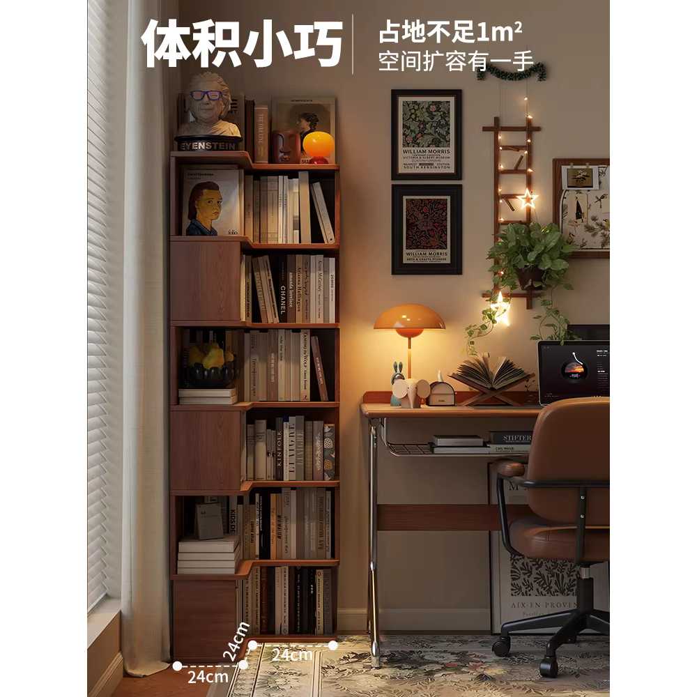 코너 수납장 모퉁이장 거실 블록 피규어 책장 진열장 48x150 - 상세 이미지 3