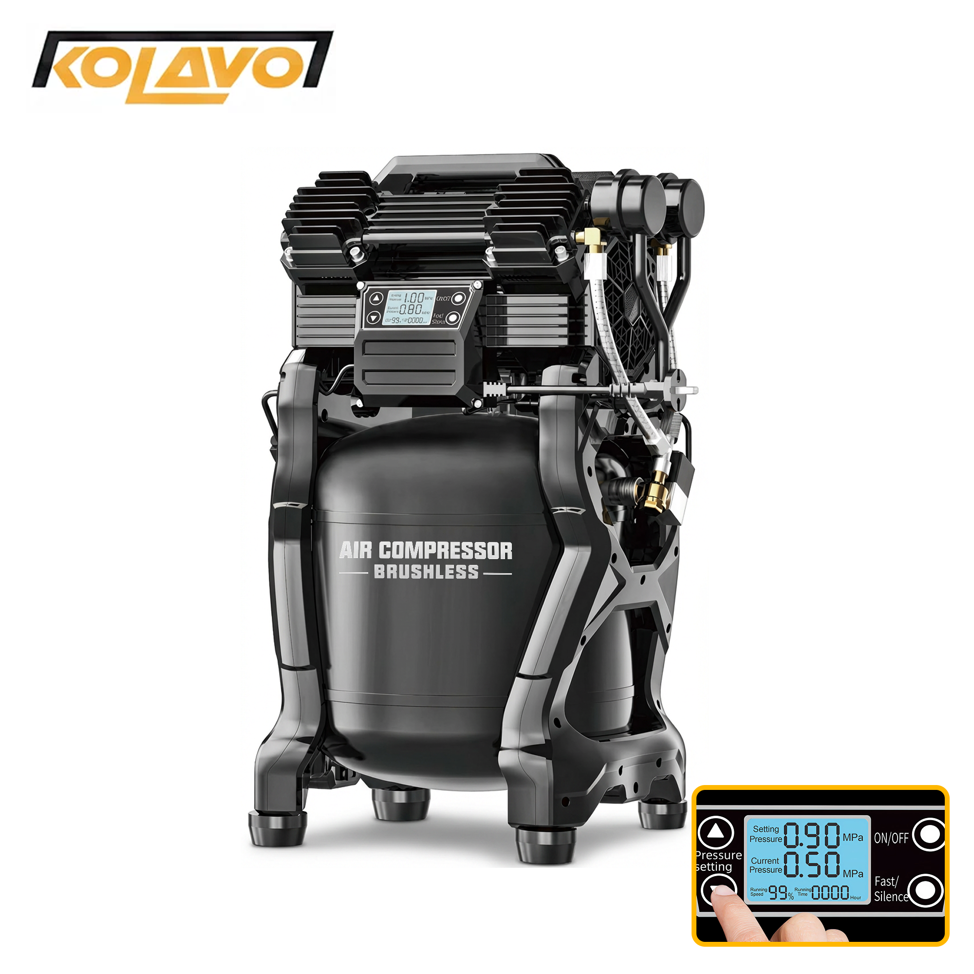 콜라보 콤프레샤 DC9925 고출력 2200W 25L 알루미늄 - 상품 이미지