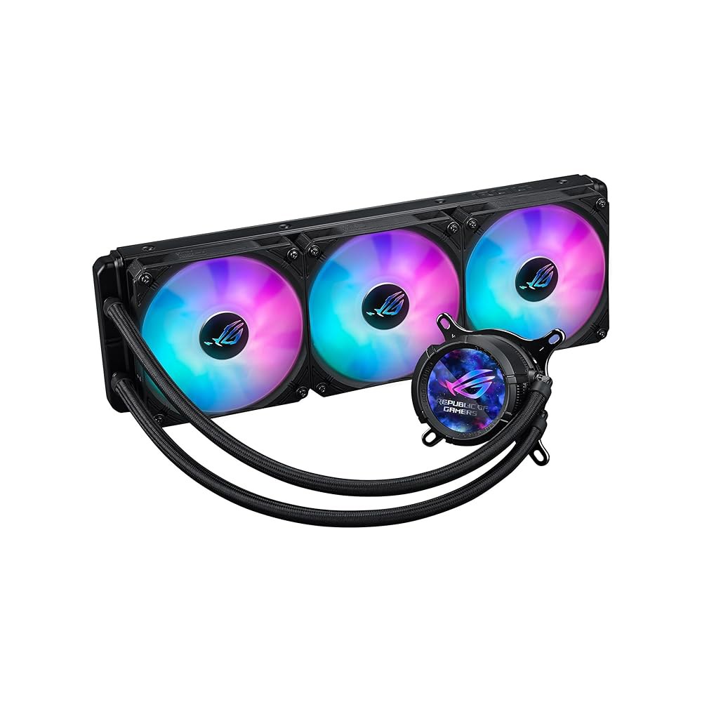 ASUS ROG Strix LC III 360 ARGB LCD 올인원 CPU 액체 쿨러 - 인텔 LGA 1700, 1200, 115X AMD 소켓 AM4, AM5 u2013 및 - 상품 이미지