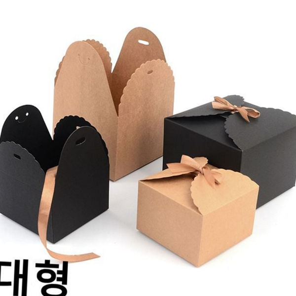 DIY 선물 상자 조립식 접이식 선물 상자 크라프트 대형 박스 - 상품 이미지